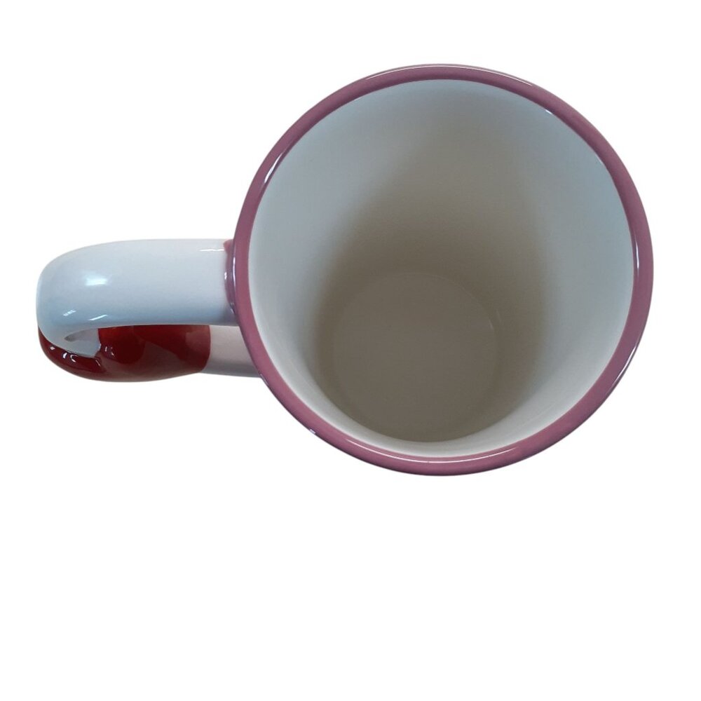 Sandra Magsamen Porcelain Coffee Tea Mug Cup Pink - Picture 4 of 4